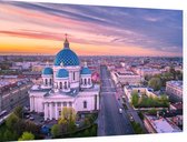 Russisch-orthodoxe Drievuldigheidskathedraal in Sint-Petersburg - Foto op Dibond - 60 x 40 cm