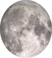 Planet Earth - Moon Light, NASA Images - Foto op Dibond - ⌀ 40 cm