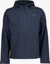 Mountain Peak heren outdoor softshell jas - Blauw - Maat M - Winddicht - Ademend materiaal