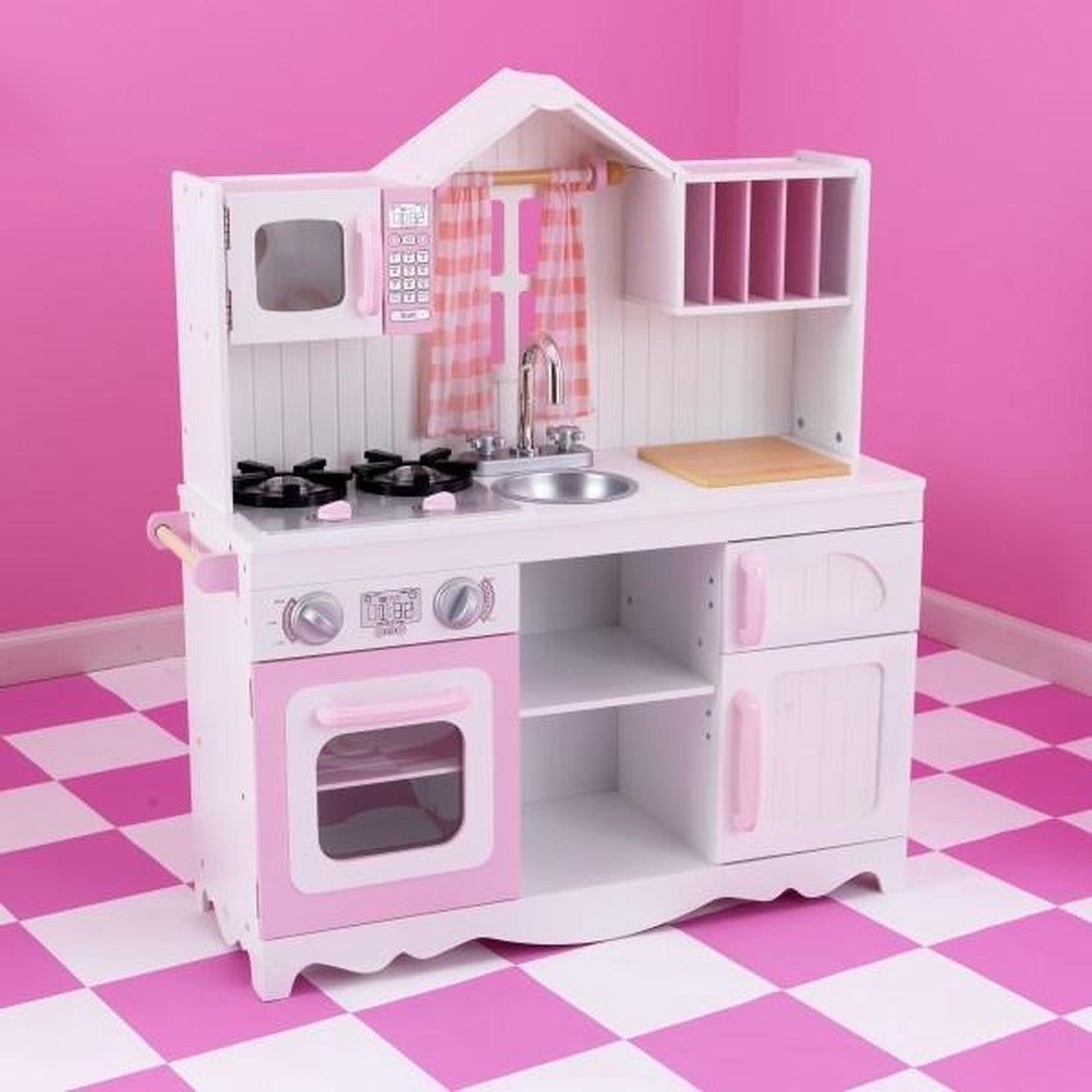 KidKraft Moderne Country Houten Keukentje — afbeelding 6