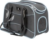Trixie hondentas alison grijs / lichtblauw tot 8 kg - 43x20x29 cm - 1 stuks