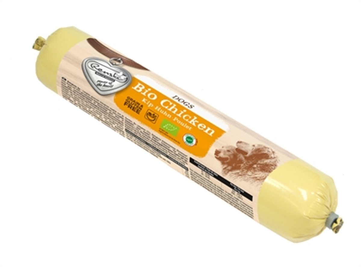 Renske hond worst graanvrij biologisch kip - 500gr - 1 stuks