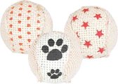 Trixie ratel ballen jute - 5x5x5 cm 3 st - 1 stuks