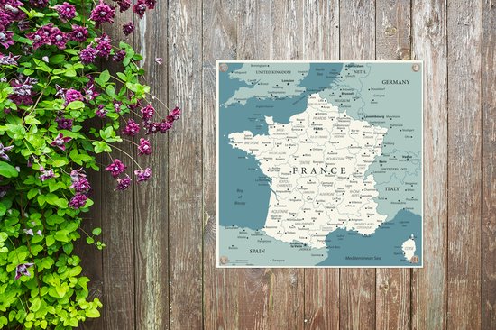 Carte de France 100x100 cm | bol