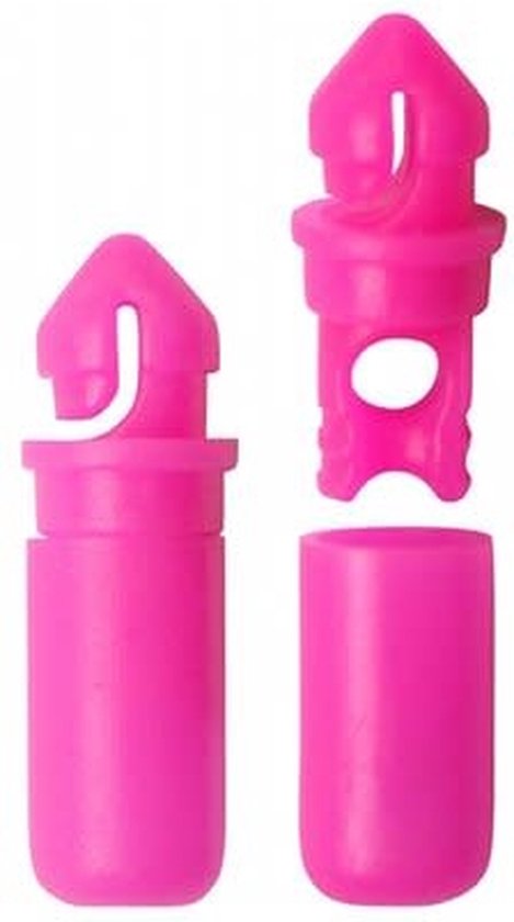 Connecteur élastique Drennan Pole (2 pièces) - Taille: Large - Tailles 14-18 (Pink)