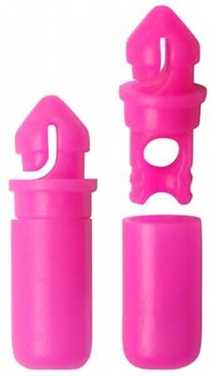Drennan Pole Elastic Connector (2 pcs) - Maat : Large - Sizes 14-18 (Pink) — afbeelding 2