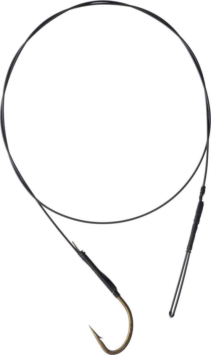 Sert Onderlijn Steel Wire 7 - Single Haak - 60cm (2 pcs) - Maat : 9 kilo