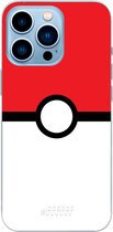 6F hoesje - geschikt voor iPhone 13 Pro - Transparant TPU Case - Pokeball #ffffff