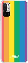 6F hoesje - geschikt voor Xiaomi Redmi Note 10 5G -  Transparant TPU Case - #LGBT #ffffff