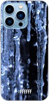 6F hoesje - geschikt voor iPhone 13 Pro Max - Transparant TPU Case - Icicles #ffffff