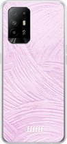 6F hoesje - geschikt voor OPPO A94 5G -  Transparant TPU Case - Pink Slink #ffffff