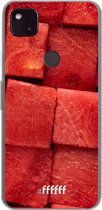 6F hoesje - geschikt voor Google Pixel 4a 5G -  Transparant TPU Case - Sweet Melon #ffffff