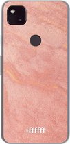 6F hoesje - geschikt voor Google Pixel 4a 5G -  Transparant TPU Case - Sandy Pink #ffffff