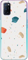 6F hoesje - geschikt voor OPPO A92 -  Transparant TPU Case - Terrazzo N°3 #ffffff