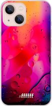 6F hoesje - geschikt voor iPhone 13 - Transparant TPU Case - Colour Bokeh #ffffff