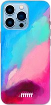 6F hoesje - geschikt voor iPhone 13 Pro - Transparant TPU Case - Abstract Hues #ffffff