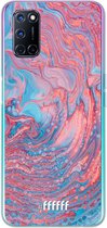 6F hoesje - geschikt voor OPPO A92 -  Transparant TPU Case - Corundum Pool #ffffff