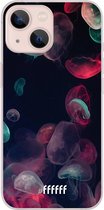 6F hoesje - geschikt voor iPhone 13 Mini -  Transparant TPU Case - Jellyfish Bloom #ffffff