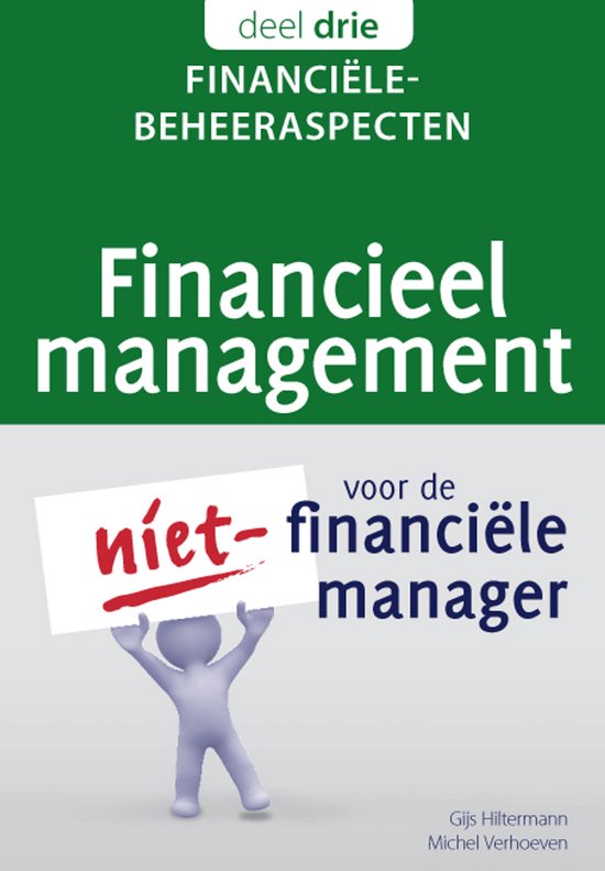 Boekomslag: "Financieel management voor de niet-financiële manager". Groen met witte letters.