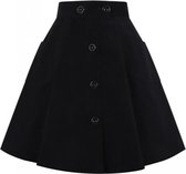Fina Skirt Black Dames Rokken - Dames Rokjes