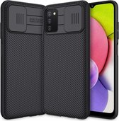 Nillkin - Hoesje geschikt voor Samsung Galaxy A03s - CamShield Case - Zwart
