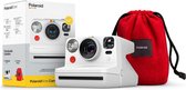 Polaroid Now-i-Type Instant Camera - White Bundel met Red Pouch