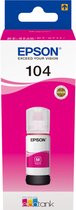 Epson Ecotank 104 - Inktfles - Origineel  - Rood