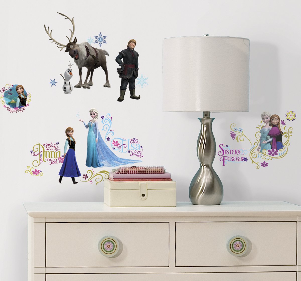 negeren Onderscheid verder Disney Frozen - Muursticker - kinderkamer - RoomMates - muurdecoratie |  bol.com