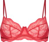 Hunkemöller Dames Lingerie Niet voorgevormde beugel bh Isabelle - Rood - maat E90