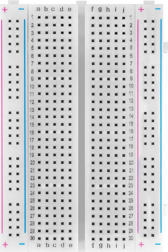Mini planche à pain Jumper 400 broches avec 4 barres omnibus compatibles  avec Arduino... | bol.com