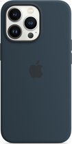 Origineel Apple iPhone 13 Pro Max Hoesje MagSafe Silicone Case Blauw
