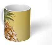 Mok - Ananas - Bladeren - Geel - 350 ML - Beker