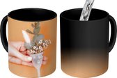Magische Mok - Foto op Warmte Mok - Menstruatie cup met met planten - 350 ML