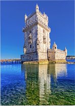 De Toren van Belém, verdedigingstoren van Lissabon - Foto op Forex - 90 x 120 cm