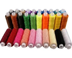 Premium Naaigaren Set 30 Kleuren - Garen - Naaien - DIY - Accessoires - Naaimachine - Tools - Knutselen - Borduren