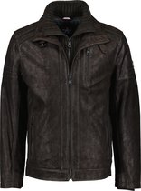 Donders Leren Jack - Modern Fit - Bruin - 56