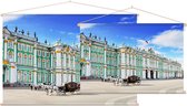 Het Winterpaleis van de Hermitage in Sint-Petersburg - Foto op Textielposter - 90 x 60 cm