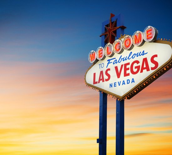 Welcome to Papier peint photo Las Vegas Nevada sign board, - Papier peint (en couloirs) - 450 x 260 cm