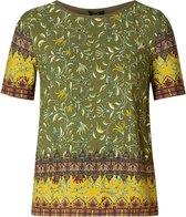 YESTA Vlinn Jersey Shirt - Army/Multi-Color - maat 5(58/60)