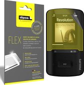 dipos I 3x Beschermfolie 100% compatibel met Philips SA4VBE04KN12 GoGear Vibe Folie I 3D Full Cover screen-protector