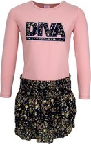 Babes & Binkies Setje Diva roze Kids Roze - Maat 140/146