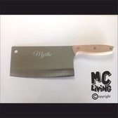 Hakmes Met Naam Gravering - RVS - Myrthe