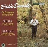 Eddie Daniels & Composers String Quartet - Brahms: Clarinet Quintet, Op 115/ Weber: Clarinet Quintet, Op 34 (CD)