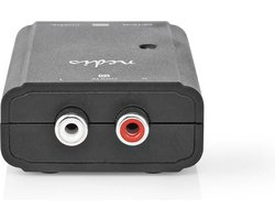 Nedis Digitale Audioconverter - 1-weg - Ingangen audio / video / data: 2x RCA Male - Uitgangen audio / video / data: 1x S/PDIF (RCA) Female / 1x TosLink Female - Manueel - Zwart