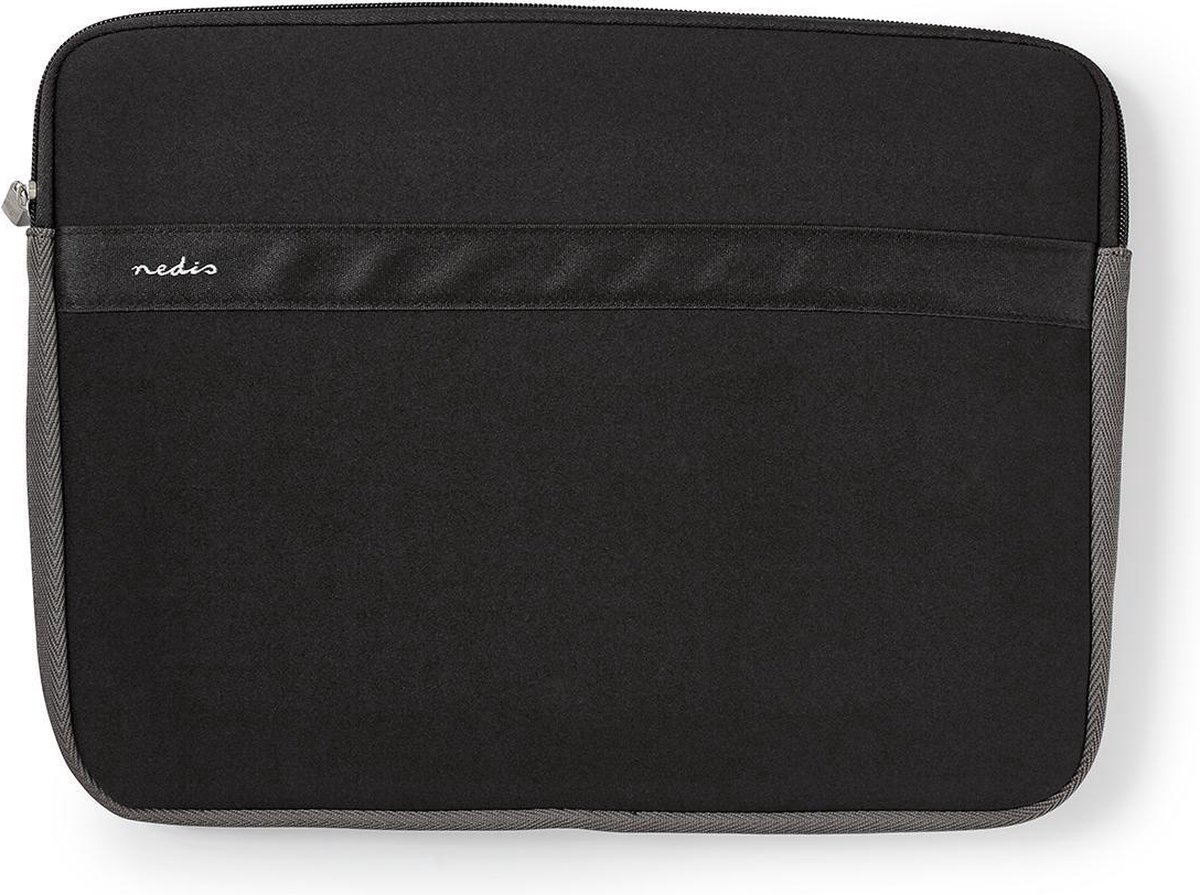 Notebookhoes | 15 - 16" | Neopreen | Zwart/Antraciet