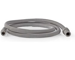 Nedis Afvoerslang - 8 mm - 10 mm - 1.50 m - Toepassing: Condensdroger - Kunststof / Rubberen - Grijs