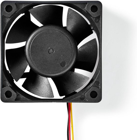 Nedis DC Ventilator | DC | Grootte ventilator: 60 mm | 3-pin | 32.3 dBA |  Zwart | bol.com