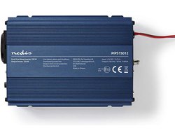 Nedis Auto Omvormer 150W – 12V / 230V – 1x Stopcontact – Zuivere Sinusgolf – Sigarettenaansteker – Spanningsomvormer