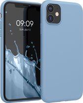 kwmobile telefoonhoesje voor Apple iPhone 11 - Hoesje voor smartphone - Back cover in duifblauw