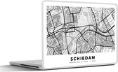 Laptop sticker - 13.3 inch - Kaart - Schiedam - Nederland - 31x22,5cm - Laptopstickers - Laptop skin - Cover